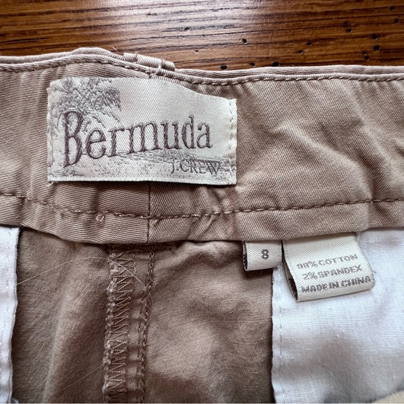 ⭐️ J. Crew Bermuda Shirts Khaki Color Size 8 - Picture 4 of 11